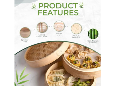 蓋付き深鍋ブロッコリー<a href='https://ja.bamboosteamerbasket.com' style='text-decoration: underline;'>たけせいせいろう</a>